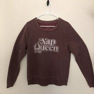 Original Well Worn "Nap Queen" Sweatshirt Size XL
